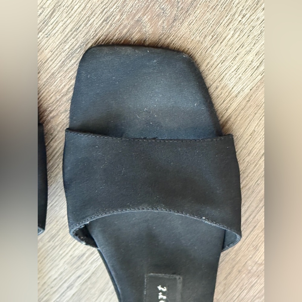 Nina Comfort Slides with Clear Heel 6 - Picture 2 of 15